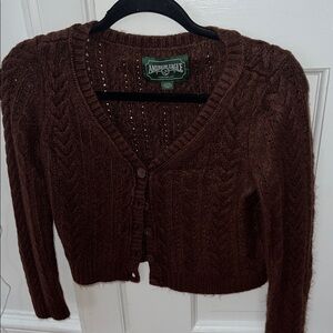 American Eagle Outfitters Women's Chocolate Cardigan